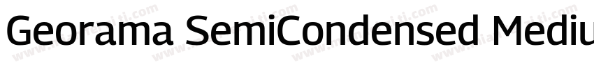 Georama SemiCondensed Medium字体转换